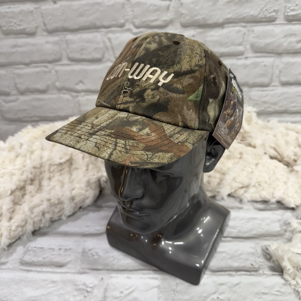 VTG Con-Way  Trucking Snapback Trucker‎ Hat REALTREE CAMO HUNTING Camouflage Cap